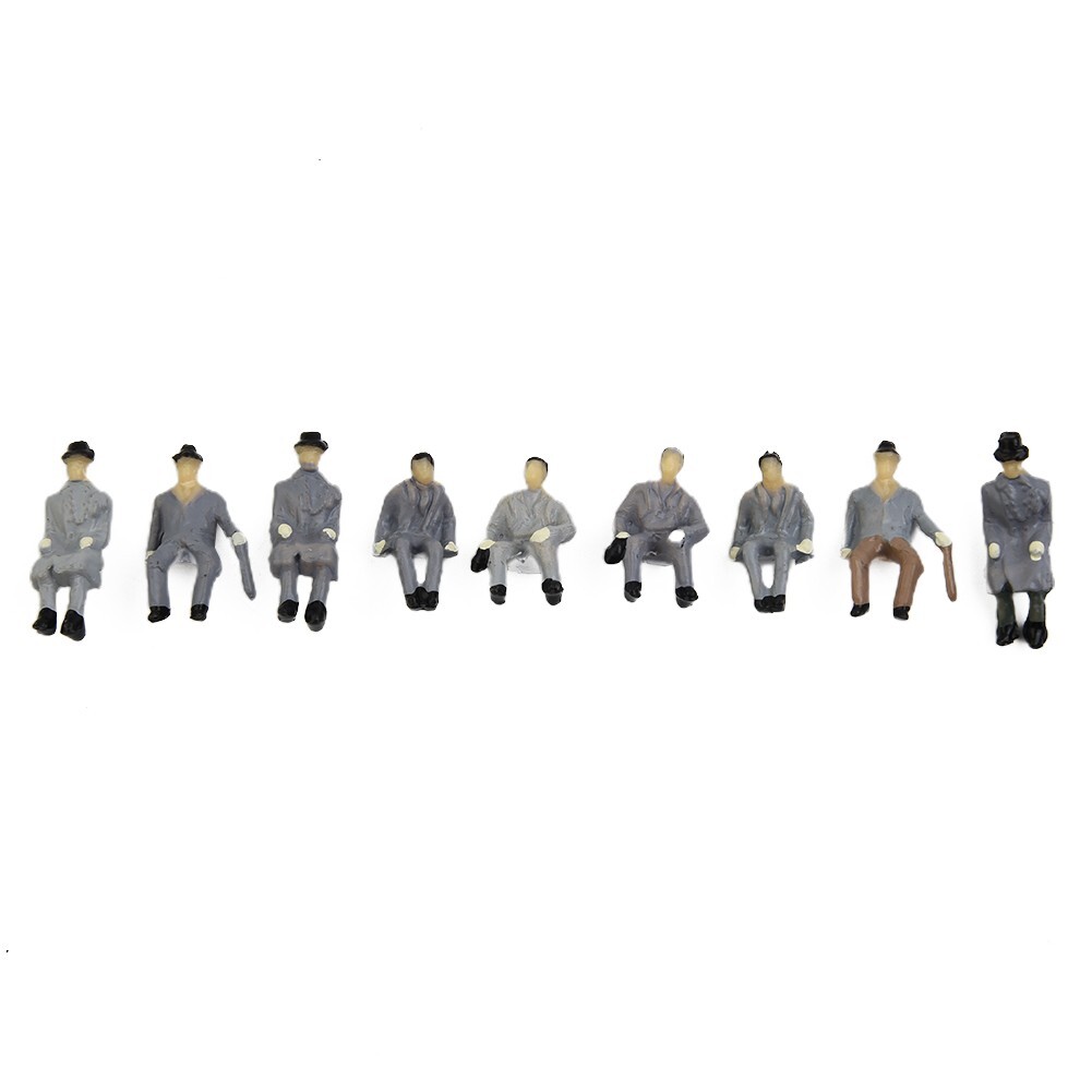 90Pcs HO Scale ALL Seated People Sitting Figures Passengers Different Poses New