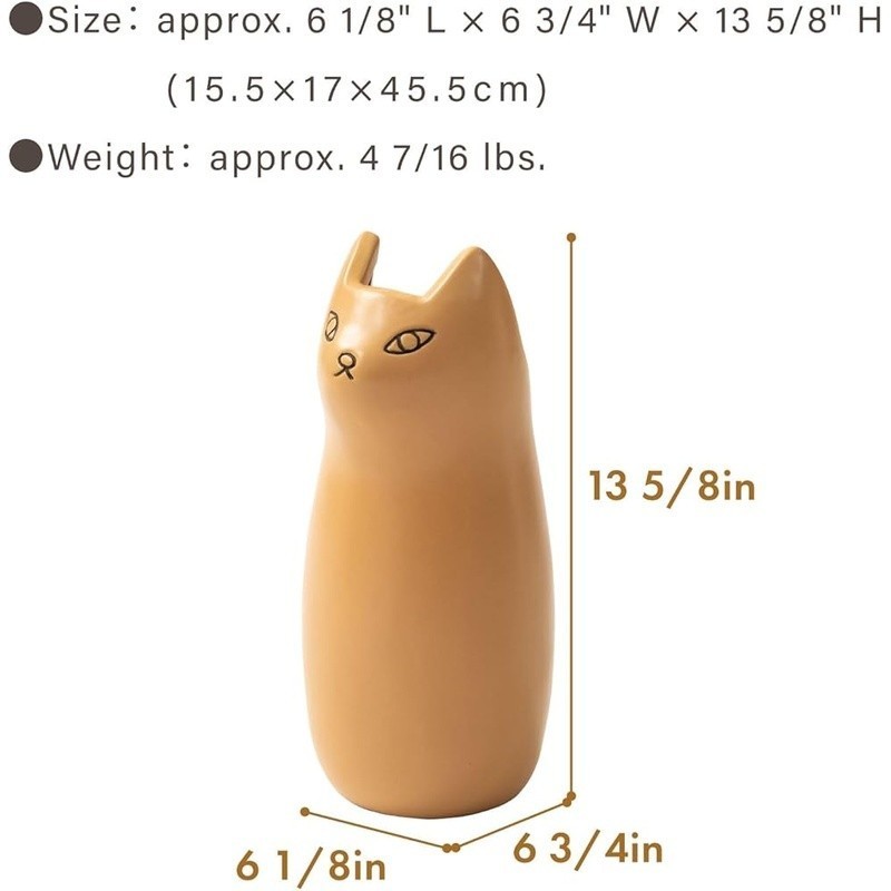 Cute Ceramic Cat Umbrella Stand Holder Stylish Storage Rack Home Office Decor US