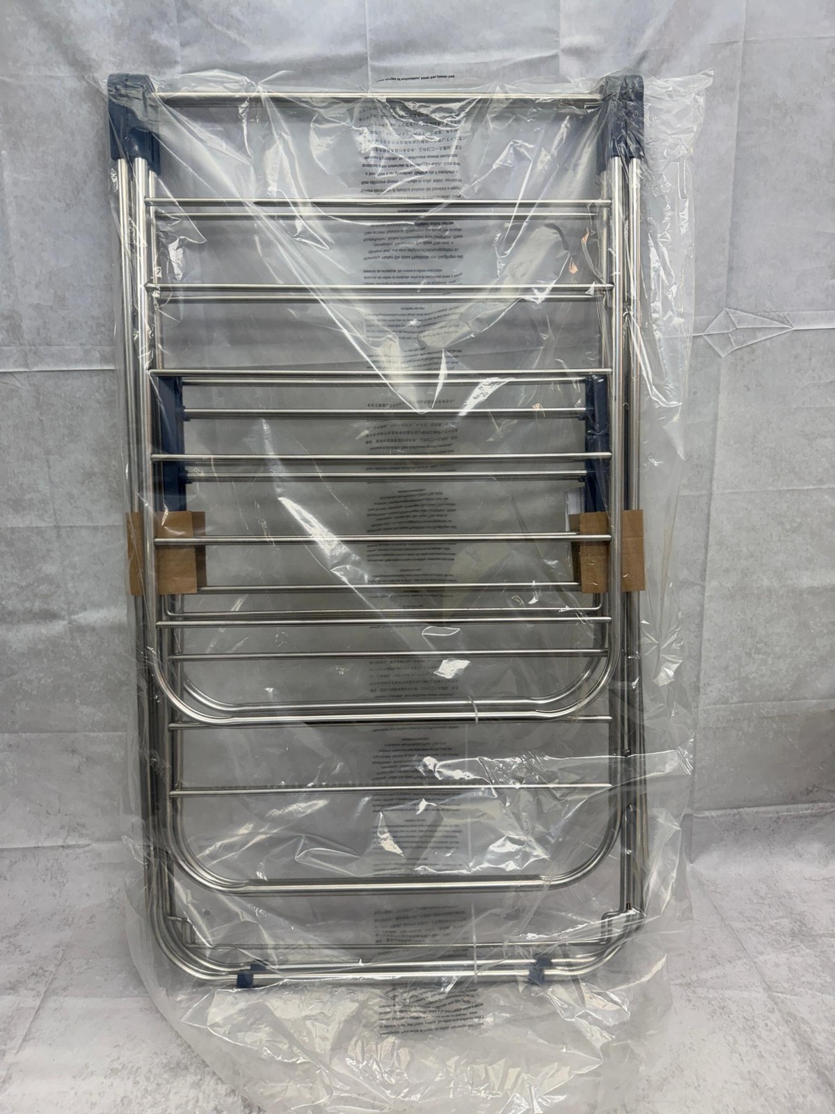 Folding Stainless Steel Clothes Drying Rack - Brand New in Box NIB Large