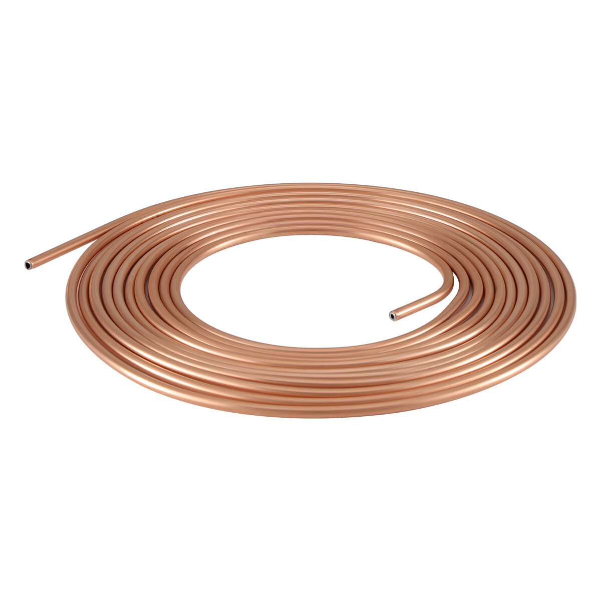 Brake Line Tubing Kit Copper Nickel 25 Ft Coil Roll 1/4'' OD with 16 Fittings