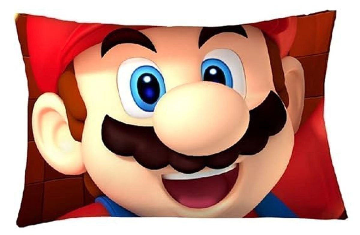 SUPER MARIO Trifecta Fun 4-Piece Full Size Sheet Set