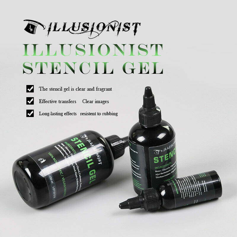 Tattoo Transfer Stuff Illusionist Stencil Gel Safe Tattoo Stencil Cream 1/4/8oz