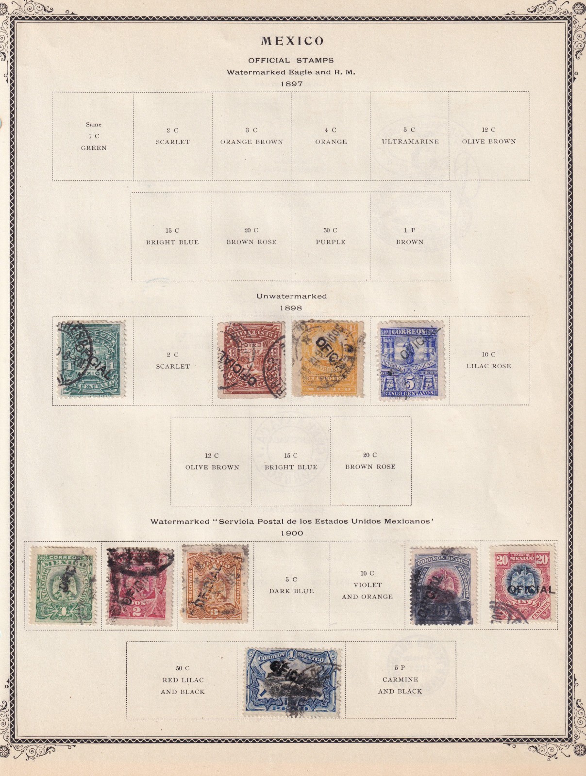 MEXICO - MINT AND USED COLLECTION ON ALBUM PAGES - DR. SCHULTZ ESTATE - Q198