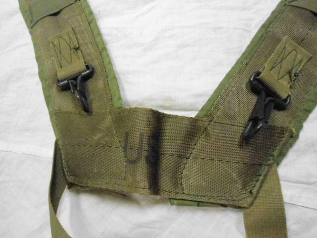 U.S. Military Nylon Field Pack Suspenders (dated 1968) USED/ISSUED