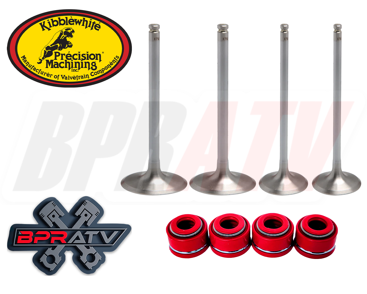 04-16 Kawasaki KX250F KX 250F OEM Head Kibblewhite Intake Exhaust Valves & Seals