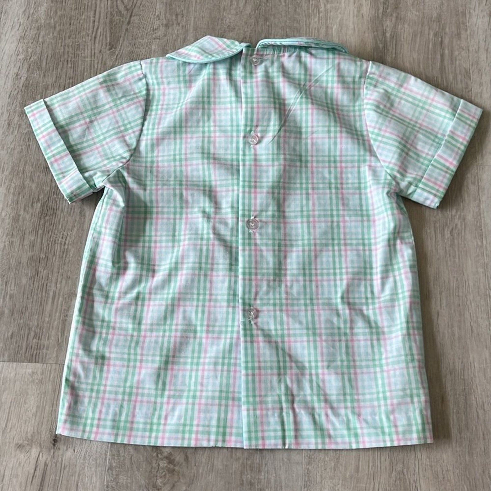 Bailey Boys Cypress Plaid Boys Piped Shirt Collar Preppy NWT New 4T