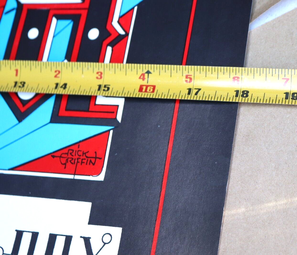 1984 RICK GRIFFIN GRATEFUL DEAD BERKELEY CONCERT POSTER PHARAOH 18X23" RARE