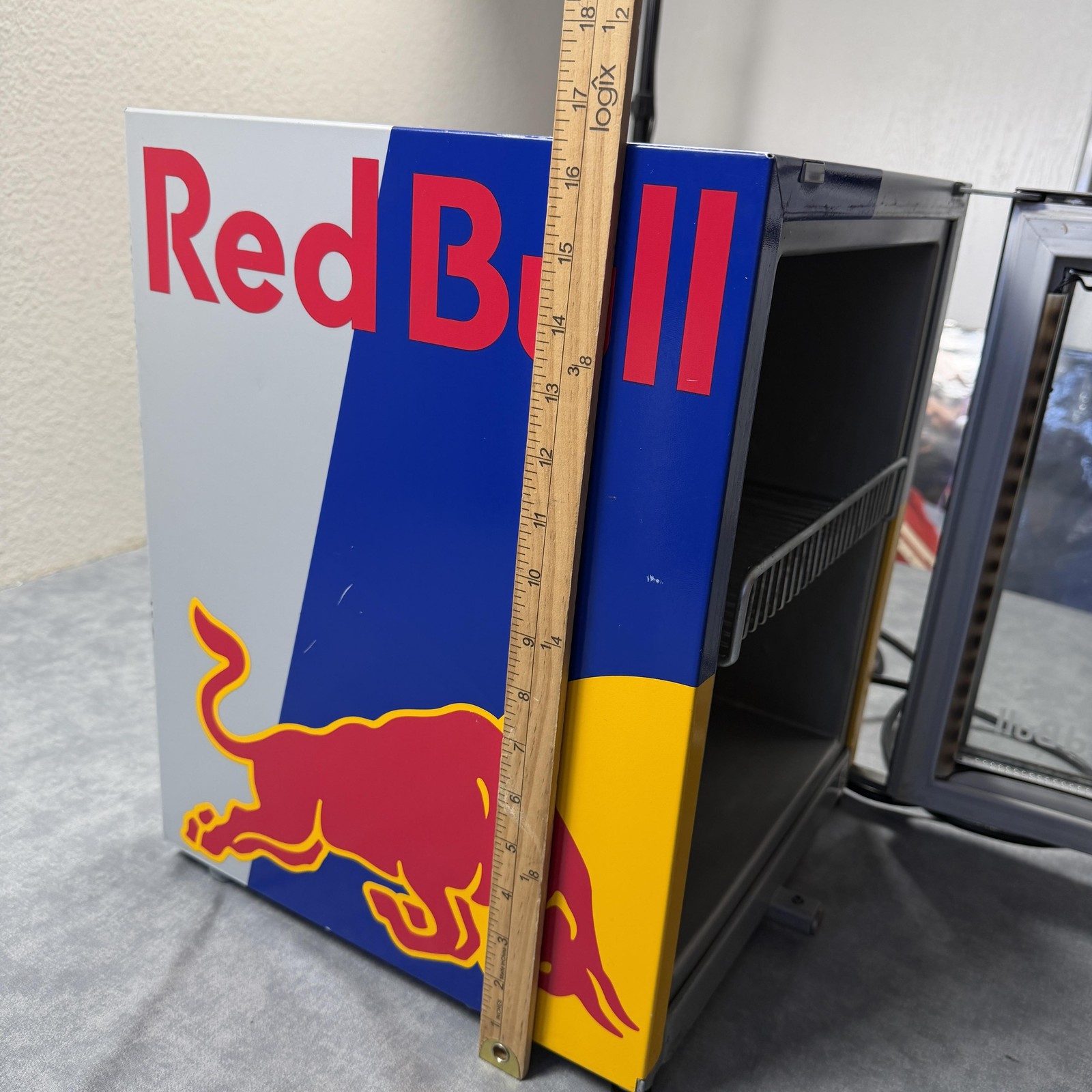 Red Bull Frigidaire EFMIS129 Mini Fridge 0.62 Cu Ft Eco LED Countertop Cooler