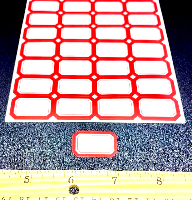 500/PK ⭐ 1 DAY SALE! ⭐ SALE PRICE TAGS LABELS REMOVABLE RED WHITE BORDER STICKER