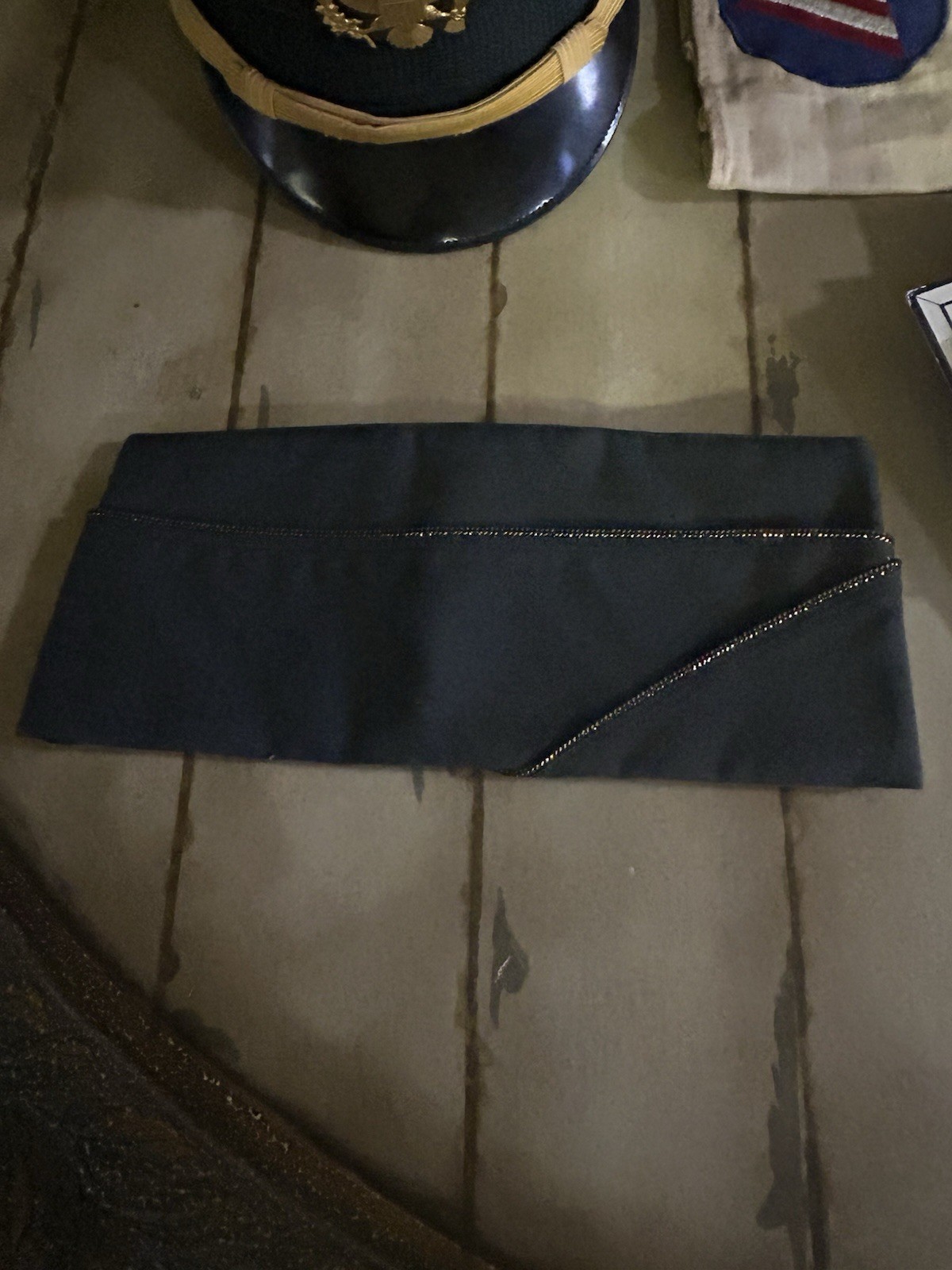 VTG US ARMY Vietnam Era Officer Hat SZ 7 3/8 plus extras