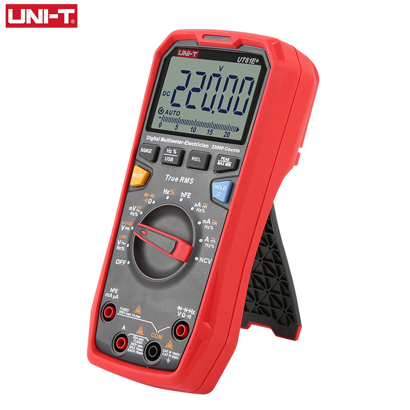 UNI-T TRUE RMS Multimeter Digital AC DC Amp Voltmeter LPF Cap Freq Tester UT61E+