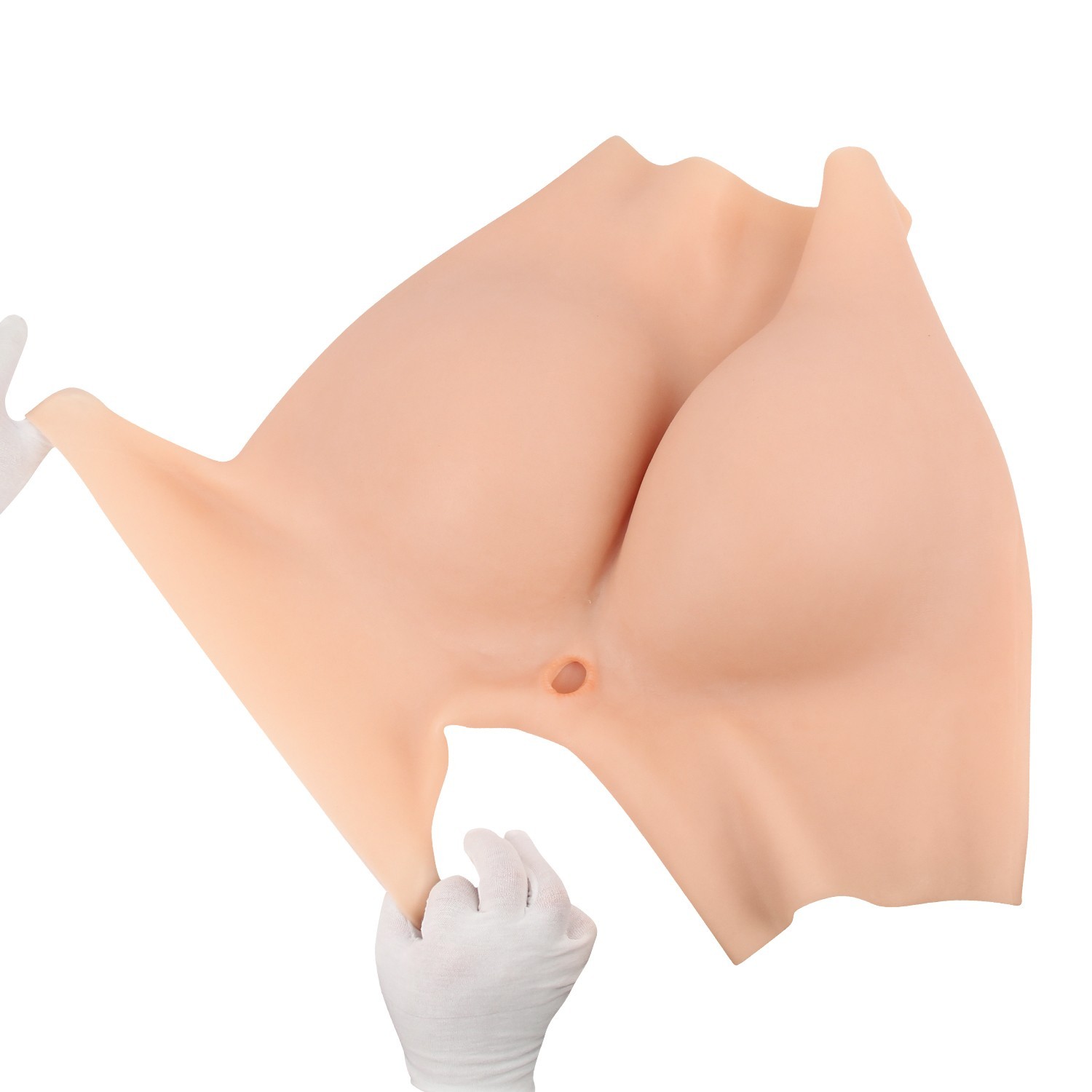 Silicone Hip Enhancer Pants Fake Ass Panties Can Pee and Insertion,Crossdressing