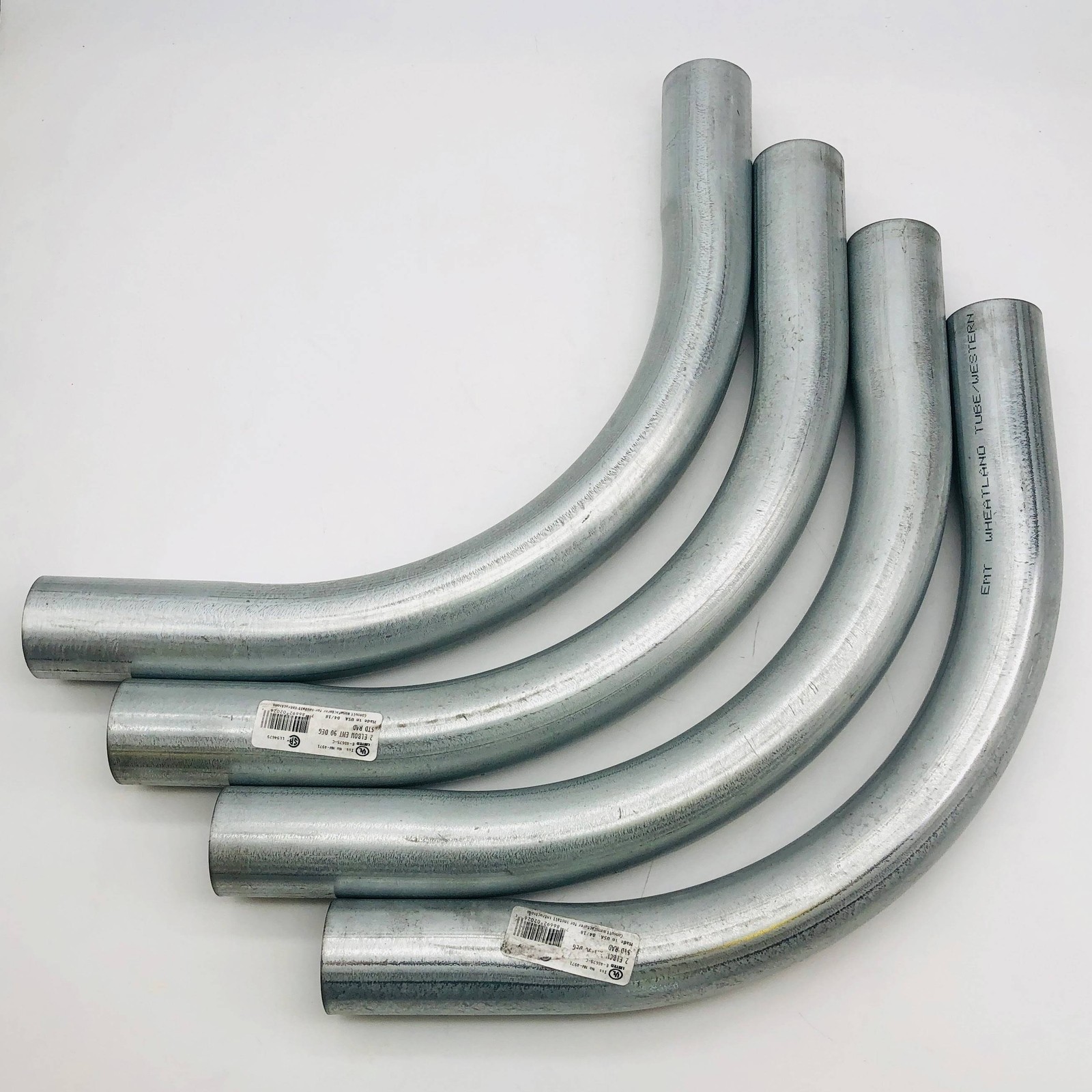 Picoma 8346 Conduit Elbow 2" EMT 90 Degree Bend Standard Radius Type Lot of 4