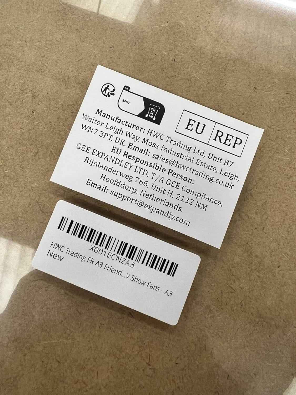 Friends TV Show Cast Wall Art - Autographed Display 16x12 Inches