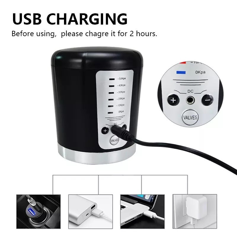 Vacuum Penis Pump for Male ED Enhancement Erectile Enlargement Penis Enlarger BG