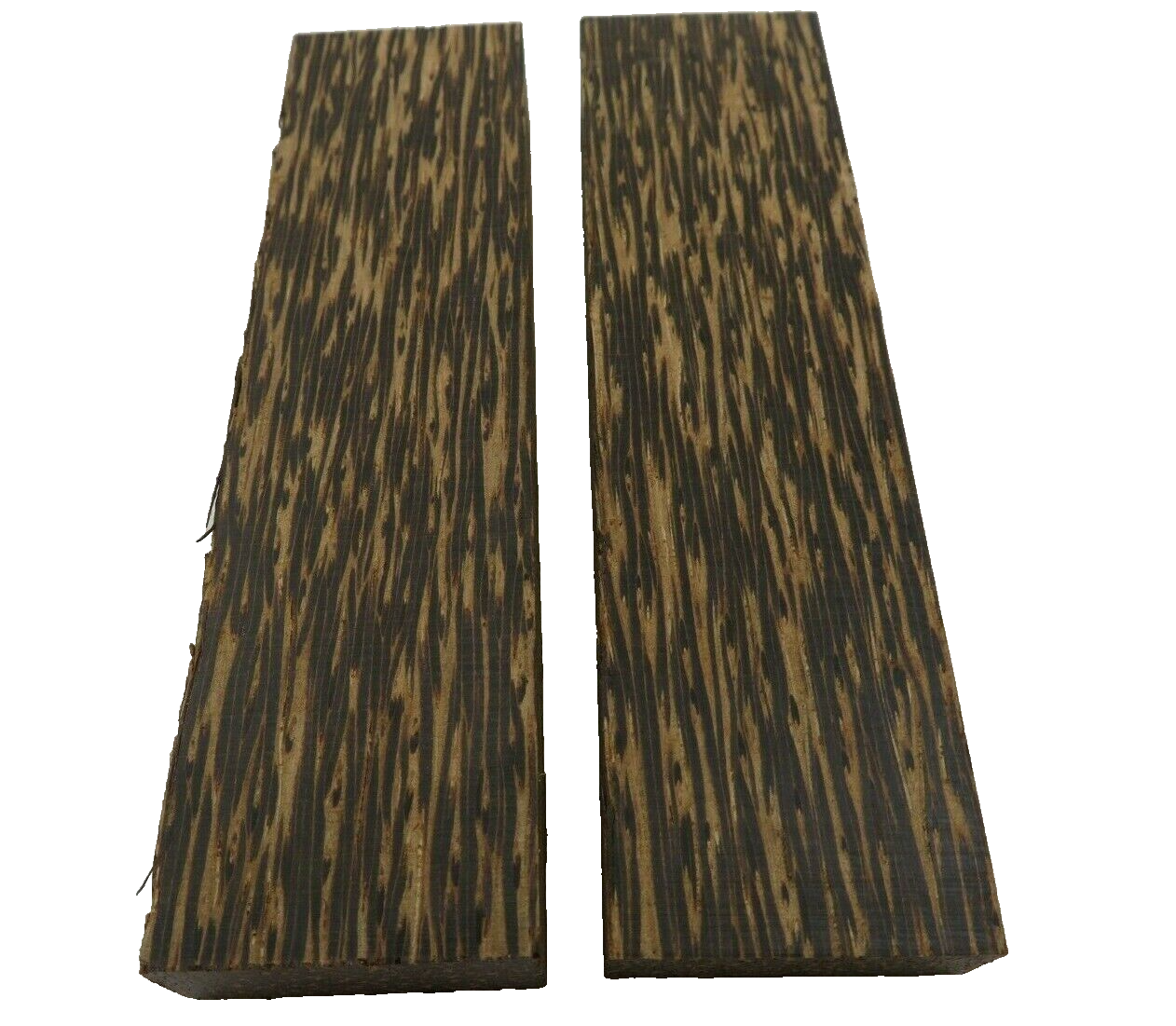 Black Palm Knife Scale/Tool Handle Blanks Book Matched Set 5" x 1-1/2" x 3/8"