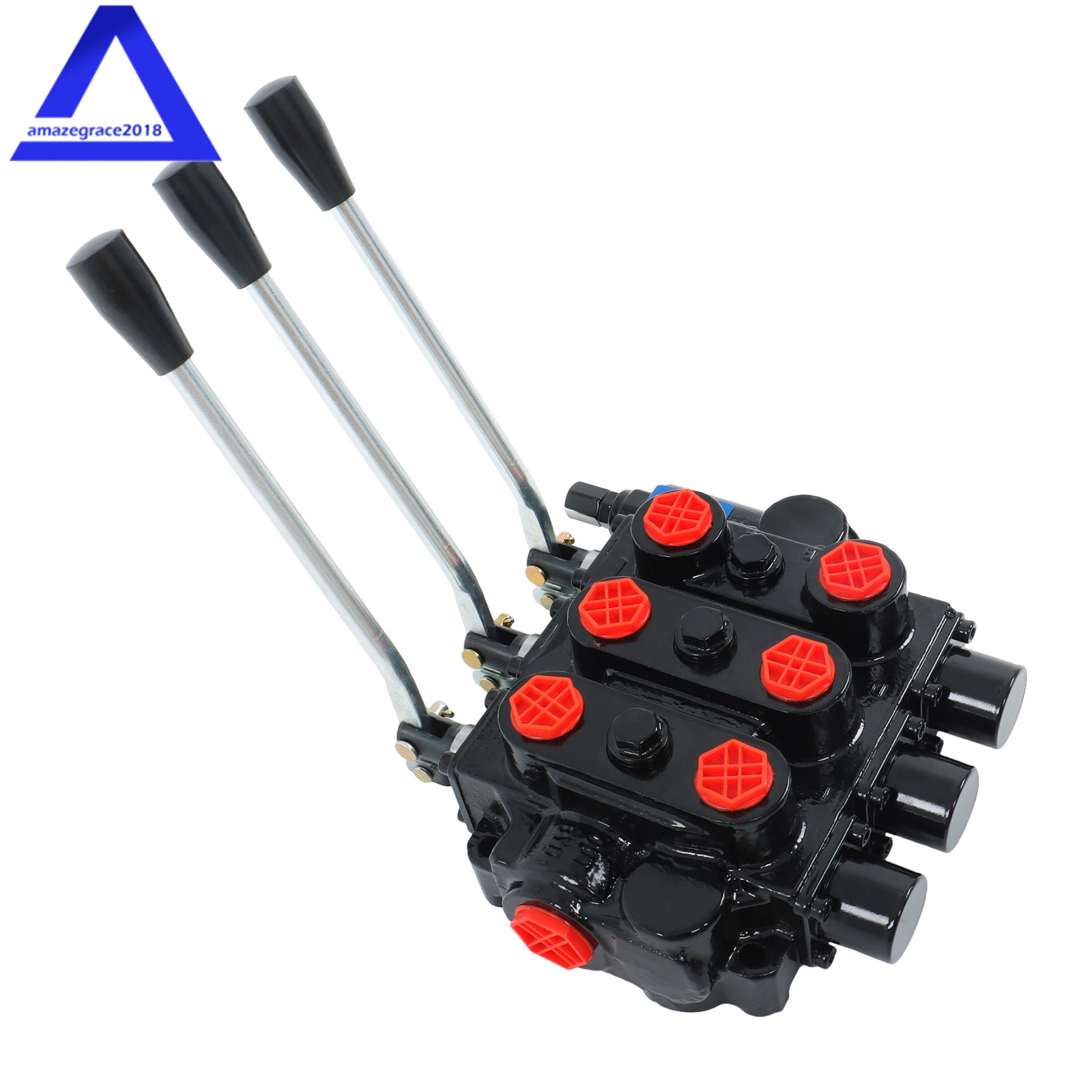 3 Spool 25 GPM RD532CCCAAA5A4B1 Double Acting Hydraulic Valve In/Out 3/4" NPT