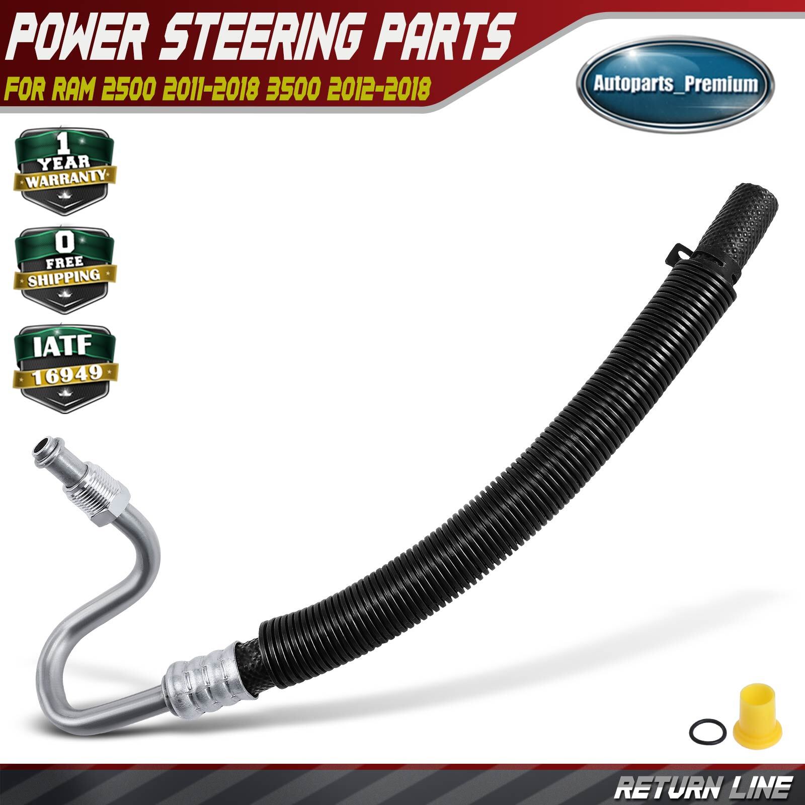 Power Steering Return Line Hose Assembly for Ram 2500 2011-2018 3500 2012-2018