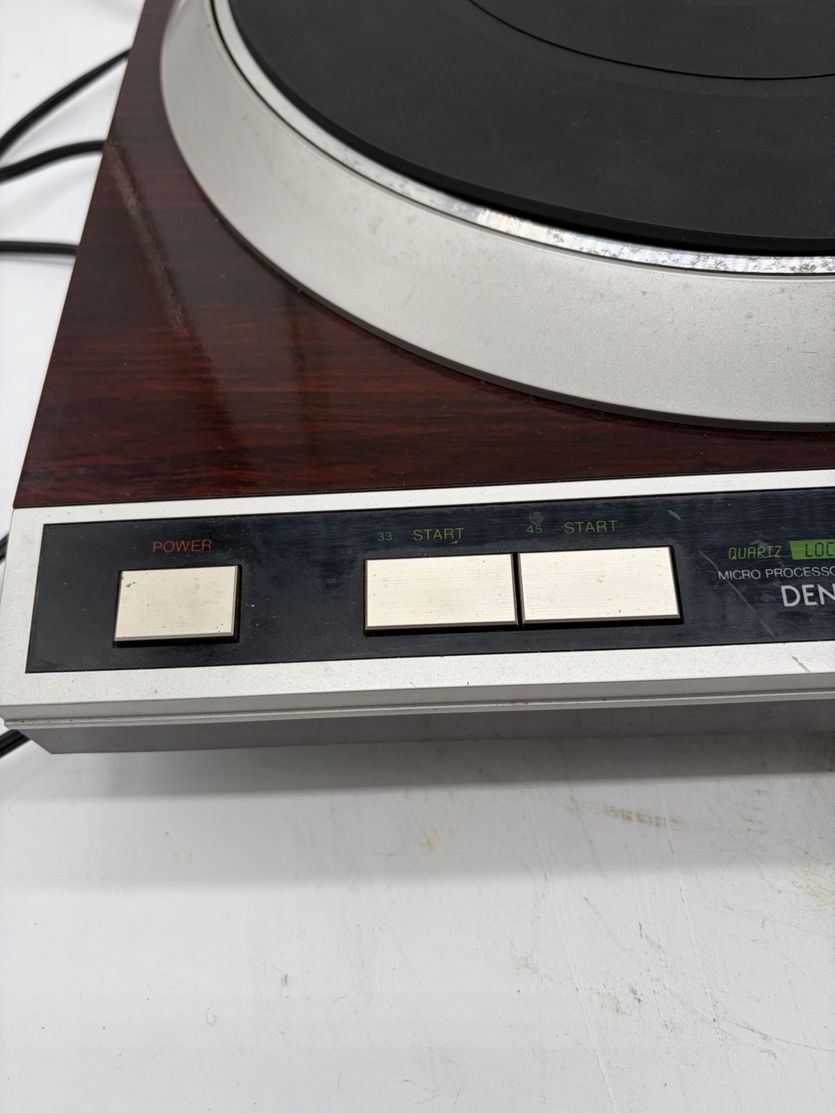 Denon DP-45F Direct Drive Fully Automatic Turntable Dynamic Servo Tracer Brown