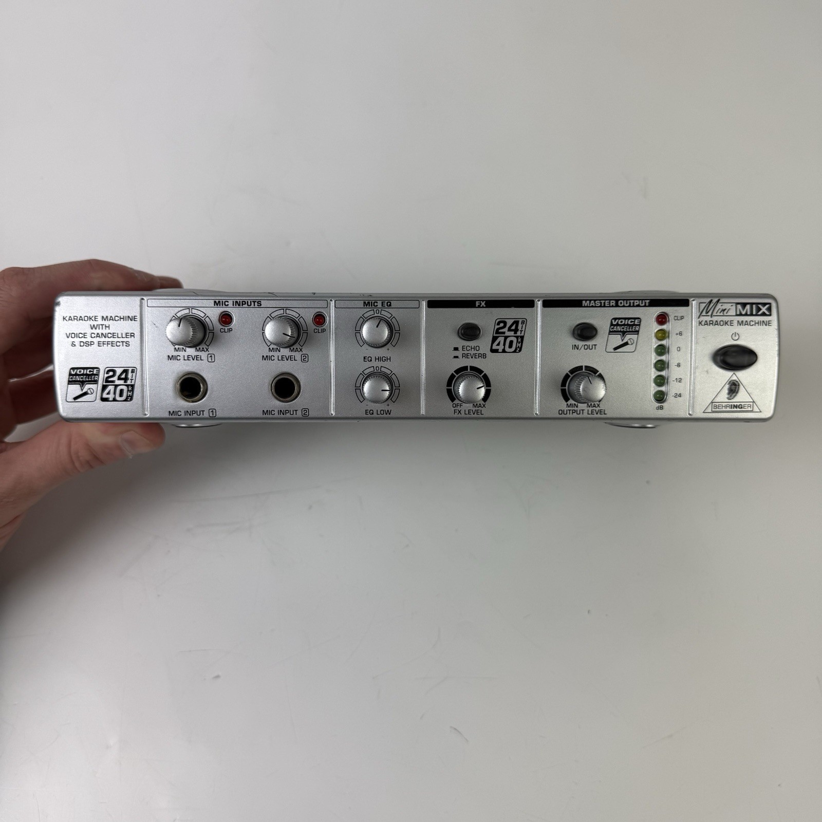 Behringer Minimix Mix800 Ultra-Compact Karaoke Machine No Power Cord