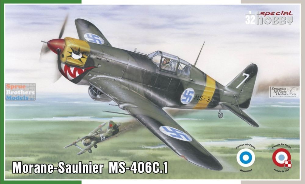 SPH32019 1:32 Special Hobby Morane-Saulnier MS-406C.1