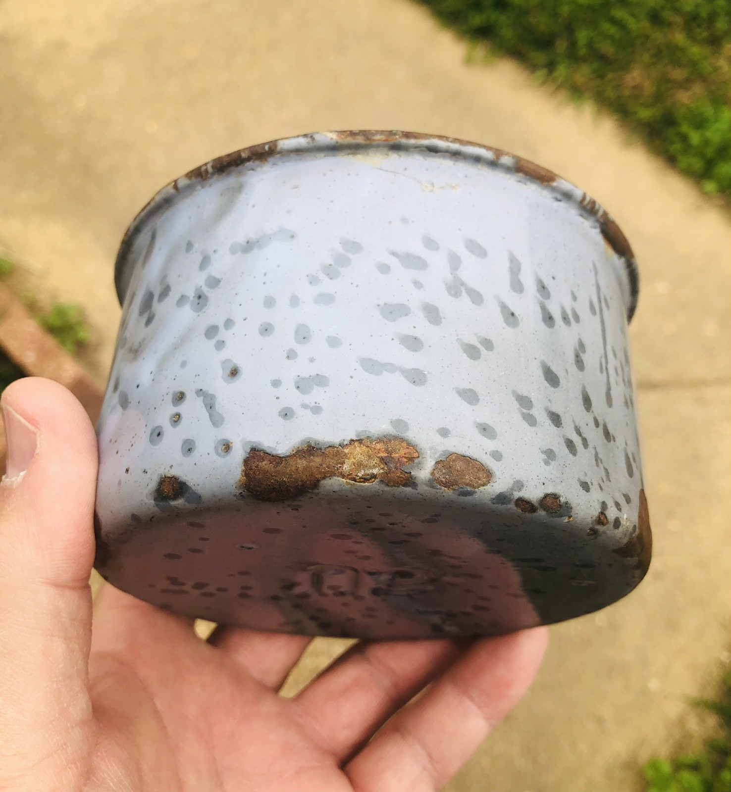 Spanish American War U.S. Army Gray Enameled *U.S. SOUP CUP* Calvary, Military