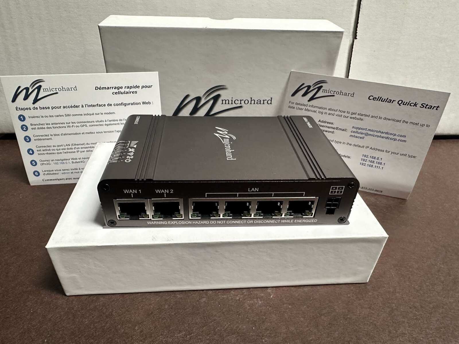 Microhard BulletplusAC-CAT12 600 Mbps LTE Cellular Gateway NEW In Box