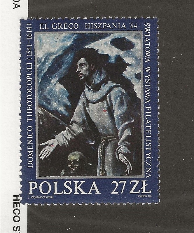 POLAND Sc 2616 NH issue of 1984 - ART - (CM26)