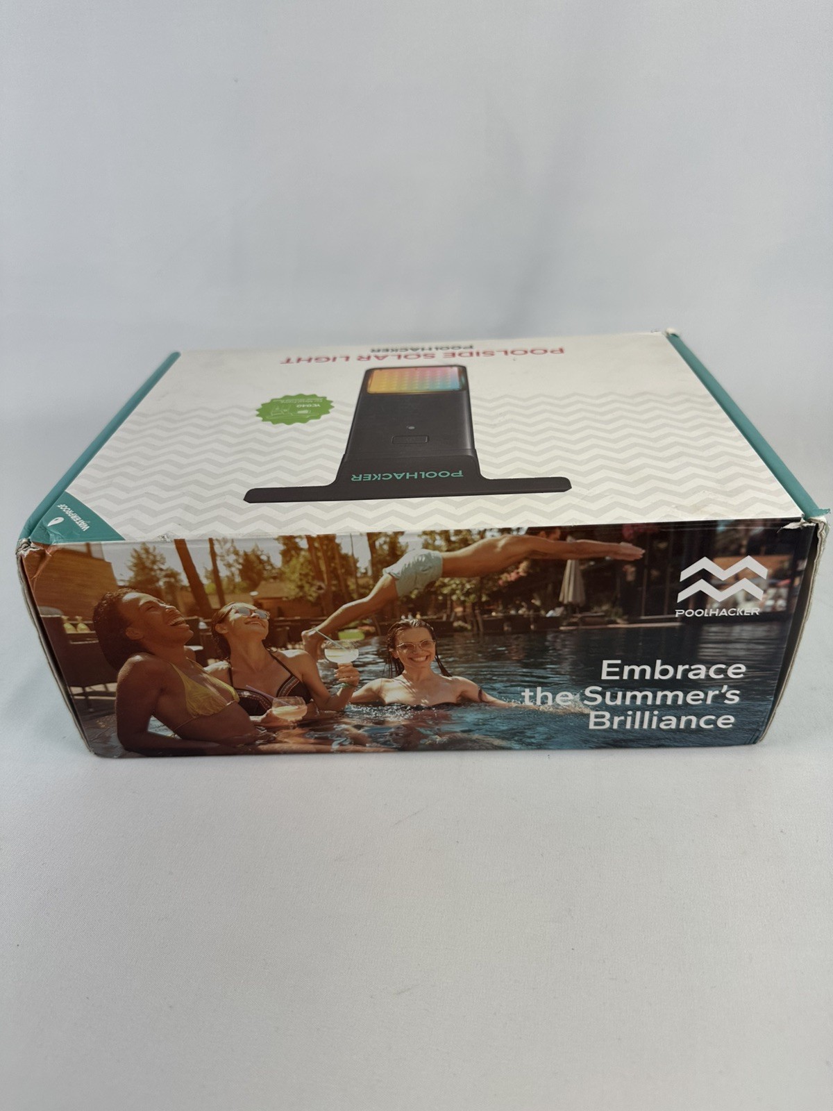 POOLHACKER Solar Pool Lights Only for Metal Frame Above-Ground Pools YC040