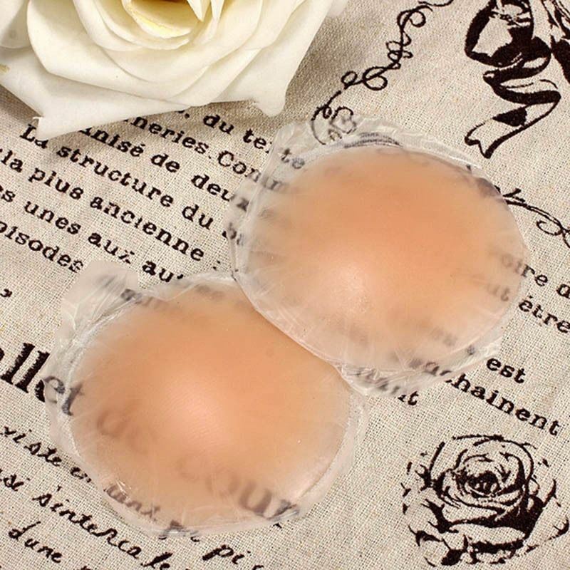 Silicone Nipple Pads Reusable Self Adhesive Breast Bra Circle Cover