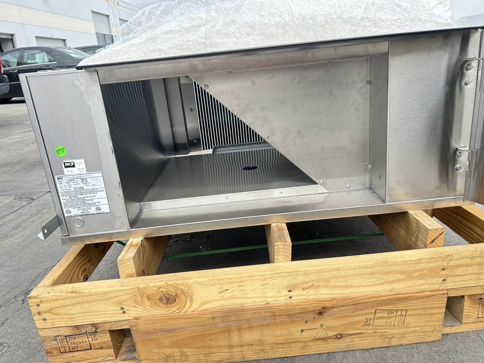 BKI VGH-8 Ventless Exhaust System BRAND NEW NEVER INSTALLED