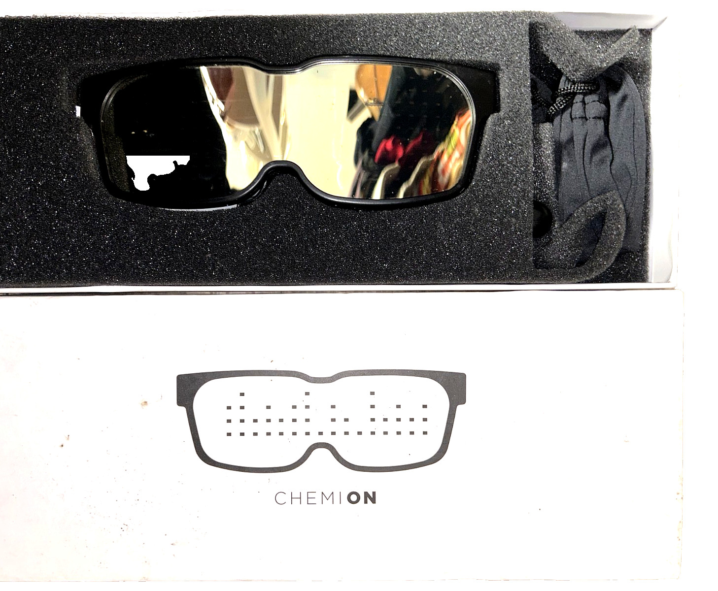 CHEMION LED Glasses Adults Mobile App Bluetooth LED Glasses Festival Rave Party