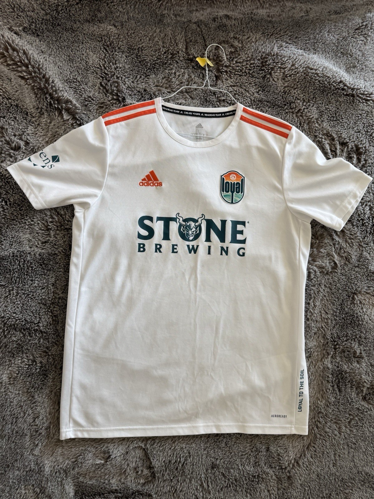 San Diego LOYAL Inaugural Year Home Adidas Jersey Official Authentic  Fast Ship