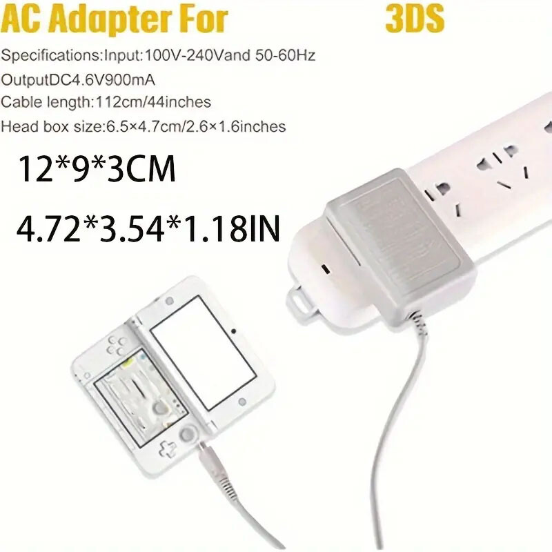 New AC Adapter Home Wall Charger Cable for Nintendo DSi/ 2DS/ 3DS/ DSi XL System