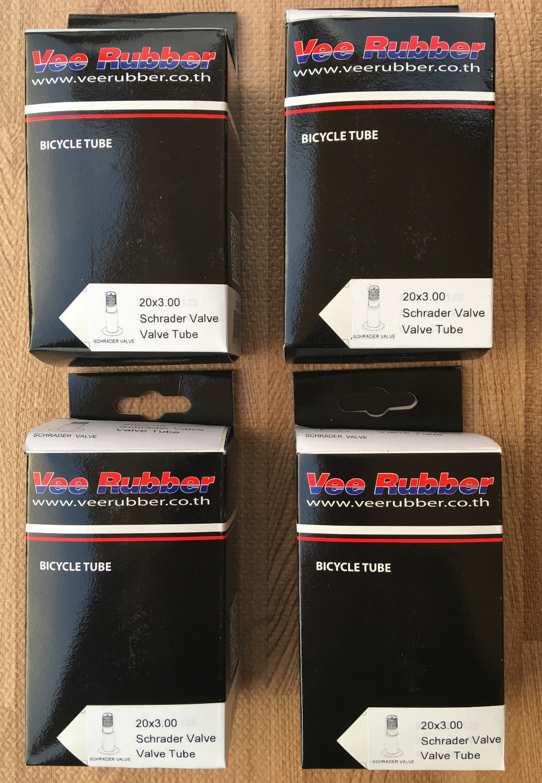 20x3.00 FOUR Premium Bicycle Inner Tubes Schrader BMX Bike 20x2.50 20x2.75 3.0