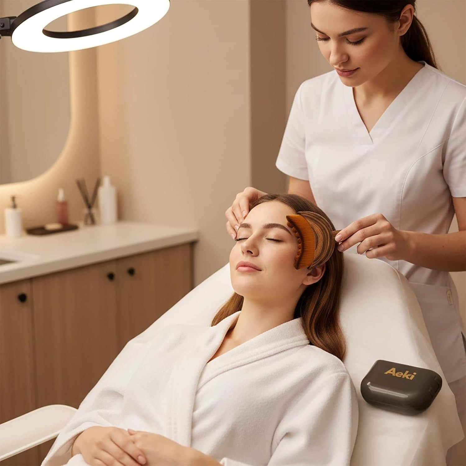 Lymphatic Contour Face Brush, Lifting and Firming, Improves Skin Glow & Absorpti