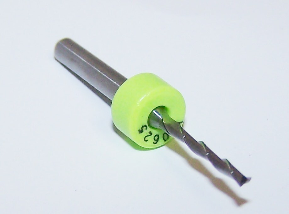 1/16" (.0625") CARBIDE END MILL 2 FLUTE LONG .500" FLUTE 1600.0625.500 (PACK 5)