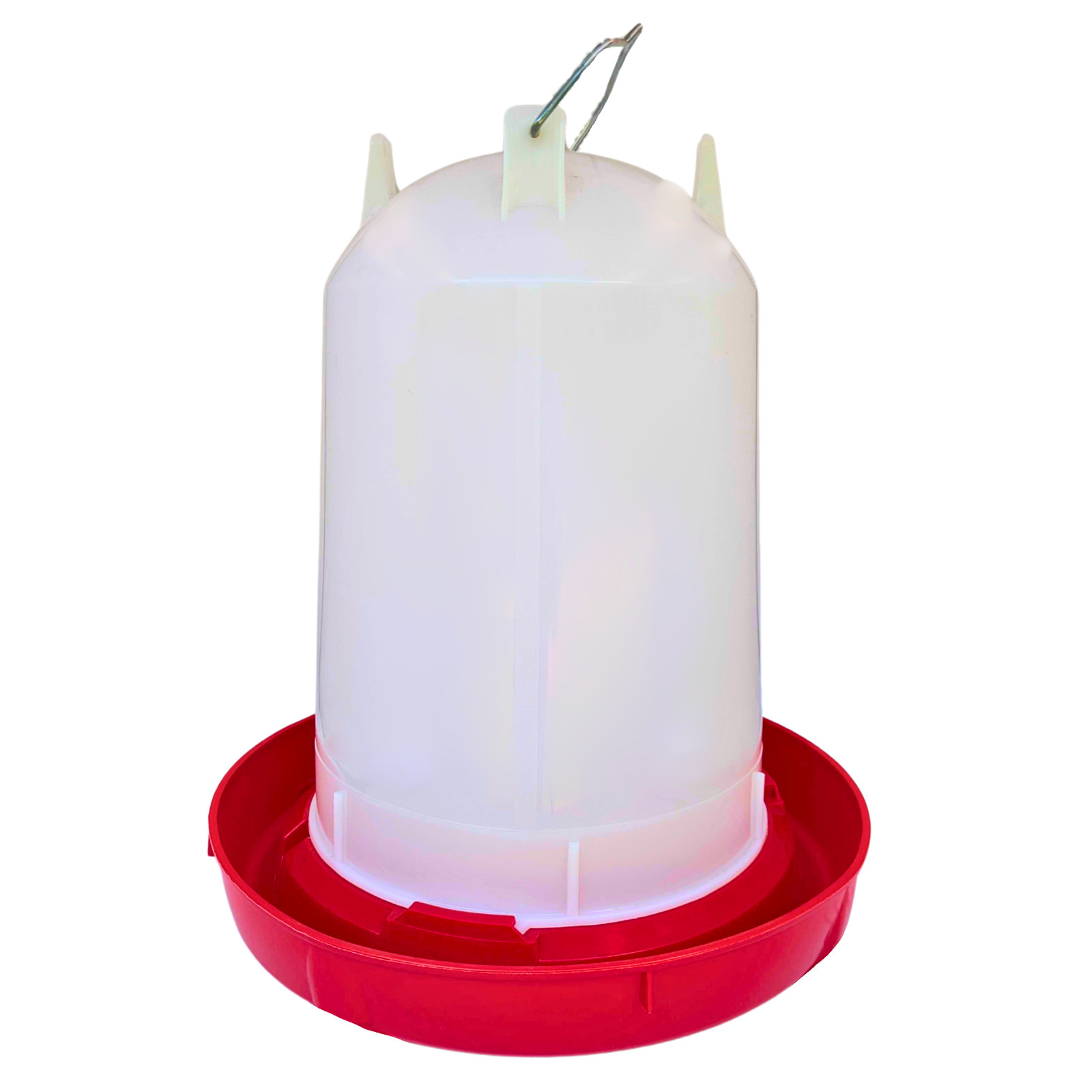 Little Family Members Chicken Waterer 4-Gallon Metal Handle Poultry Drinker