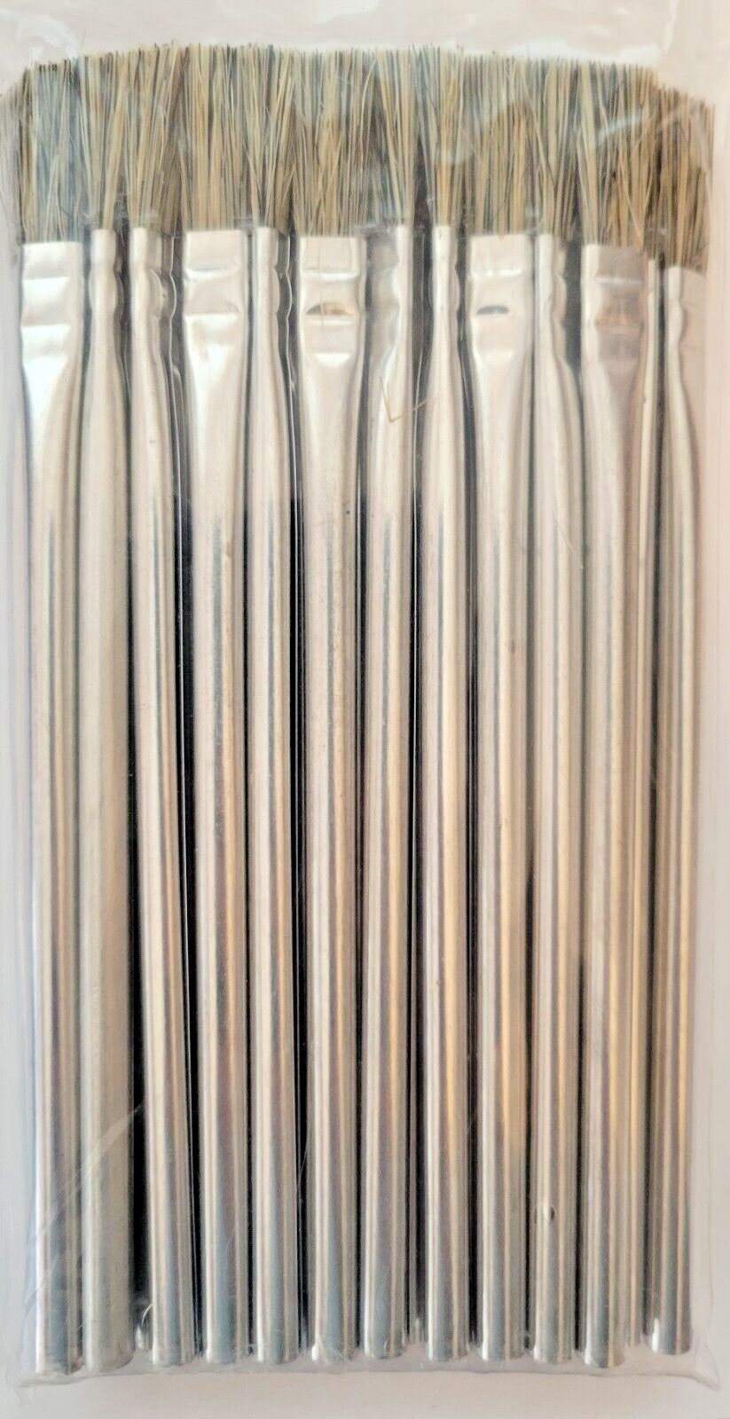 36 Piece 3/8 inch Horsehair Bristle Acid Shop Hobby Brushes Glue Oil Flux