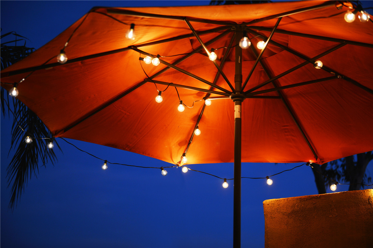 Outdoor String Lights 25 Feet 50feet 100 feet G40 Globe Patio Lights Waterproof