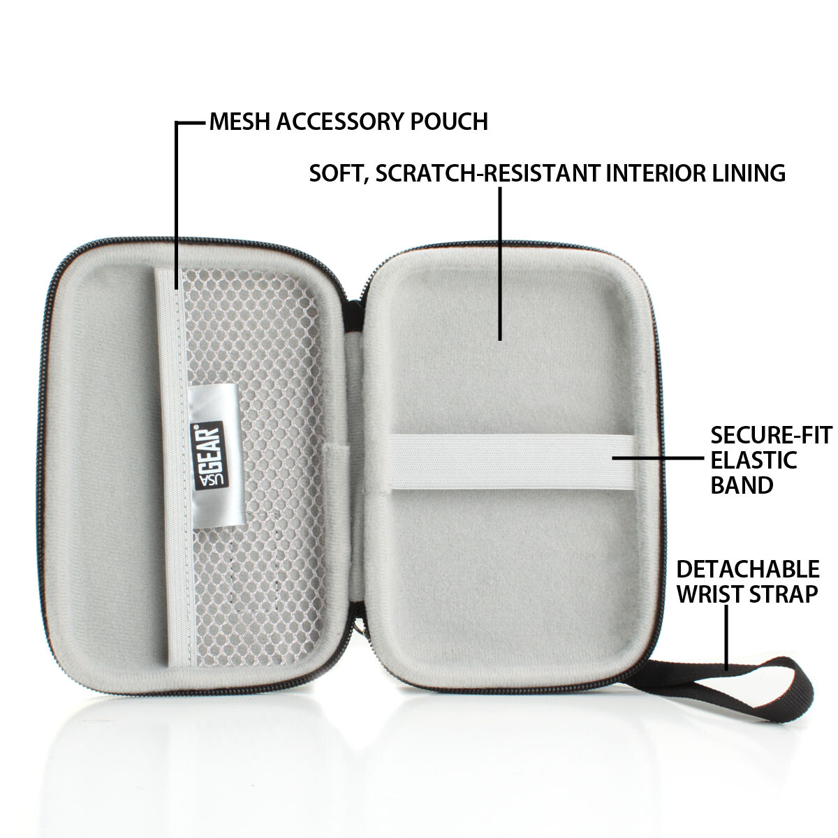 USA GEAR Portable Wi-Fi Mobile Hotspot Carrying Case