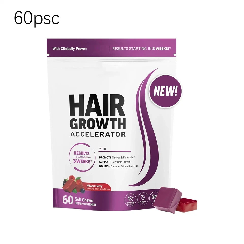 Force Factor Hair Growth Gummies - Supports hair growth and nourishes hair