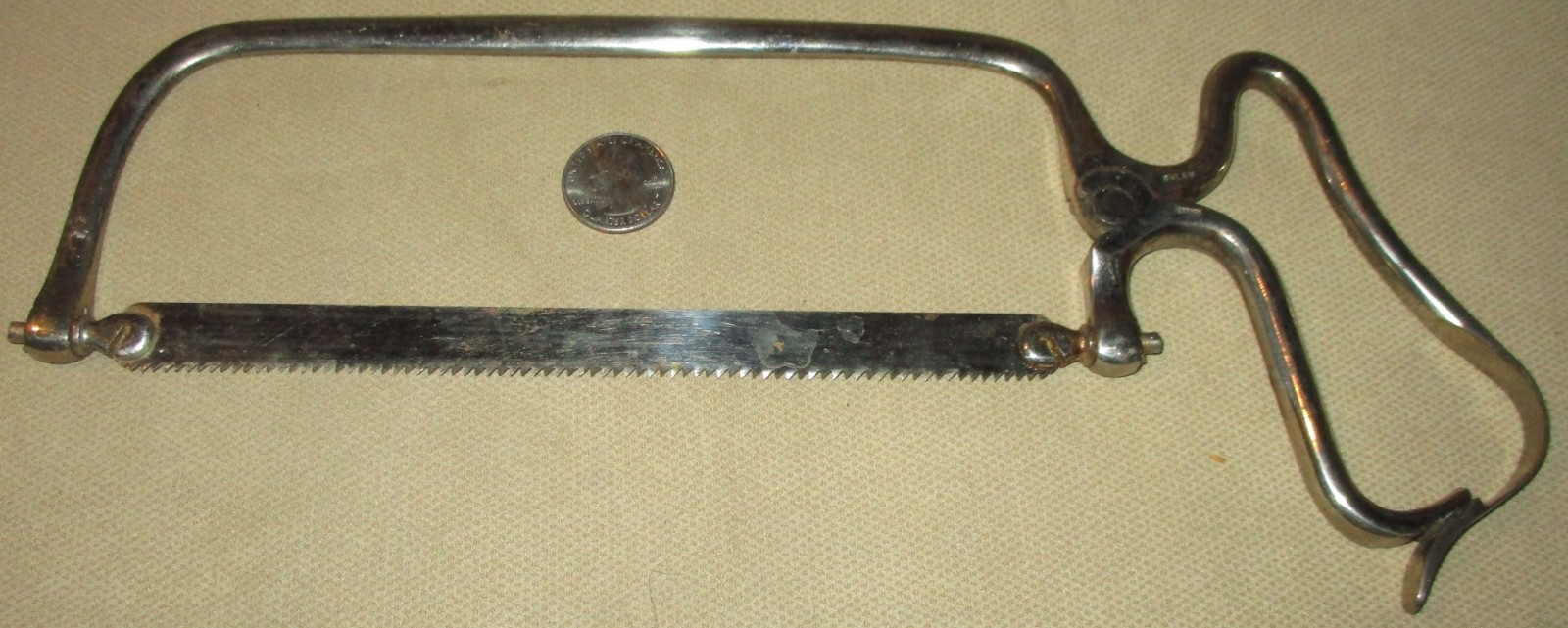 Vintage Victorian Sklar Amputation Saw - 1910 to 1930 Surgical Medical Device
