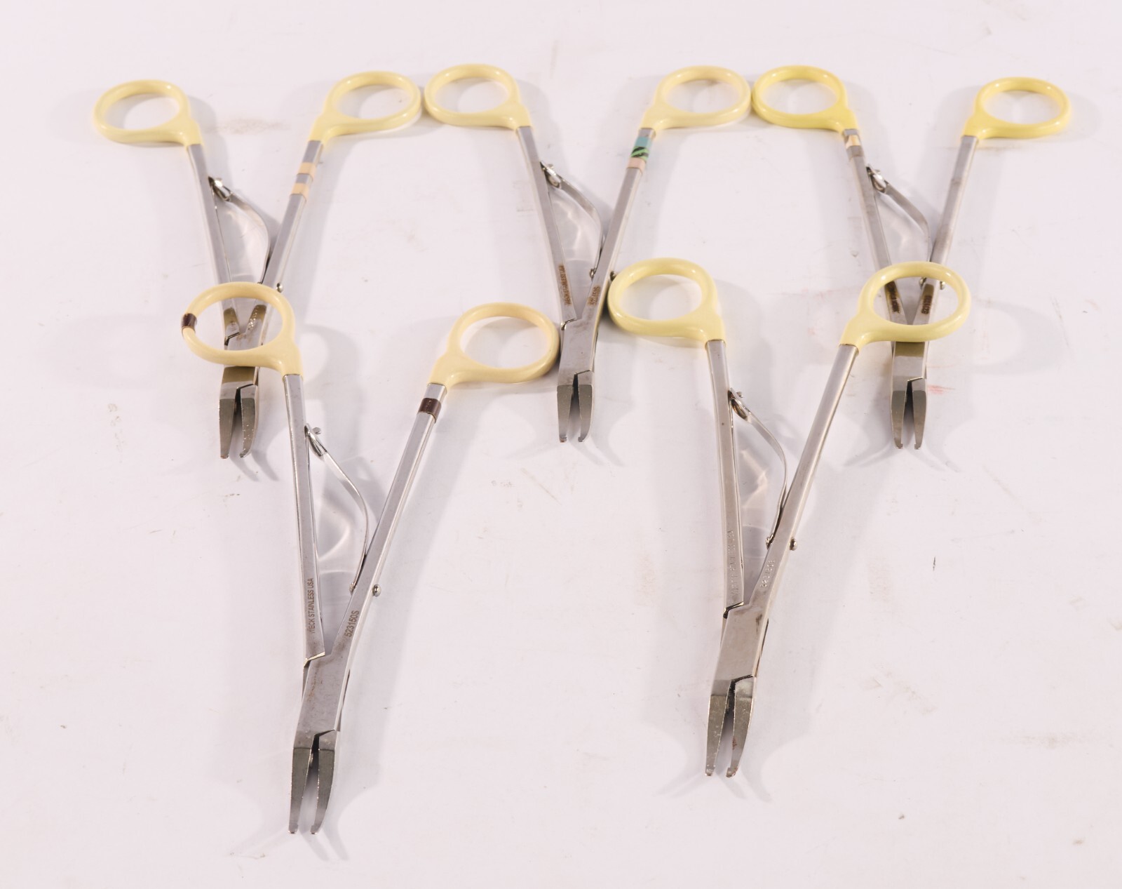 (Lot of 5) Weck Hemoclip Traditional Ligating Clip Applier 8" Curved 523150