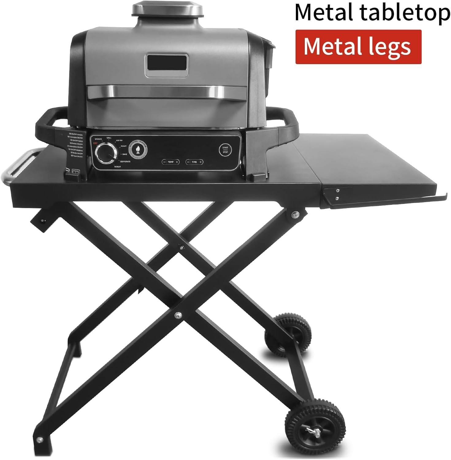 METAL Collapsible Grill Stand Fits Ninja Outdoor for OG701 OG751 OG700 Series