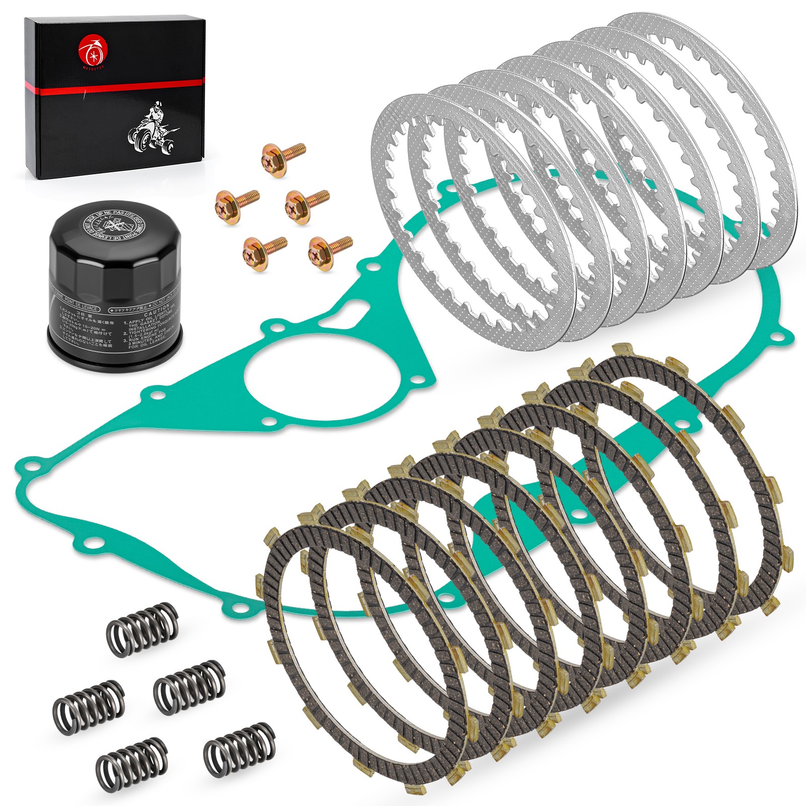 Clutch Friction Plates & Gasket For Kawasaki Vulcan 800 VN800B Classic 1996-2005