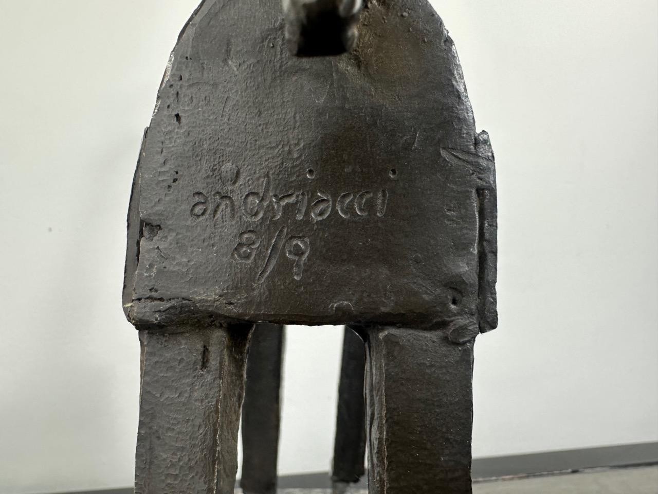 FERNANDO ANDRIACCI " JIRAFA " BRONZE SCULPTURE SIGNED AND NUMBERED