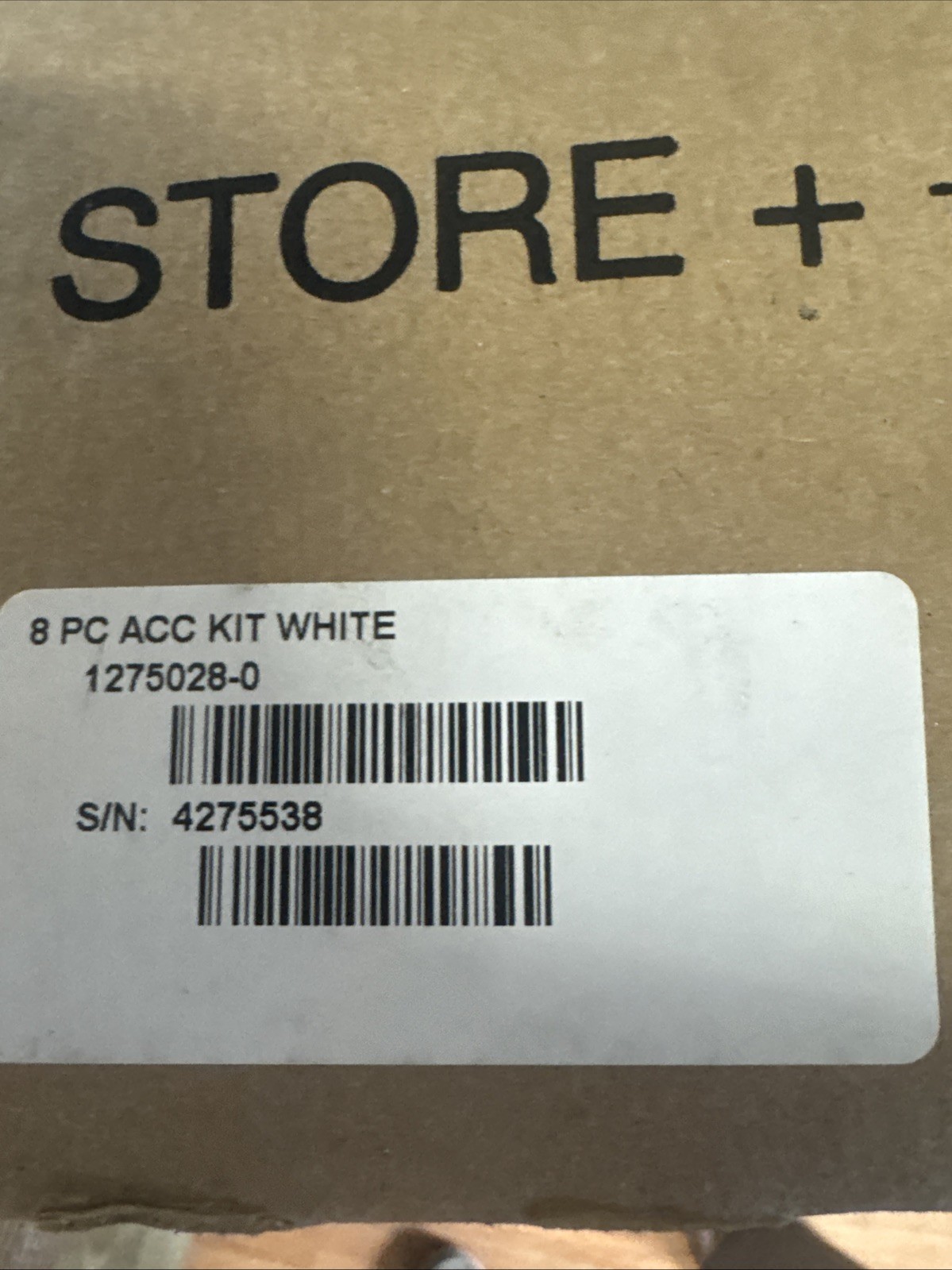 Sterling 8-Piece Accessory White Wall Mounted Shower Caddy Kit 1275028-0 8 Piece