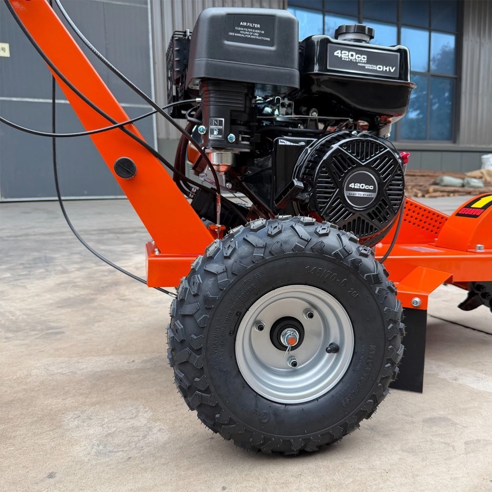 15HP Stump Grinder, Gas Powered Tree Stump Cutter with B&S Engine for Farm