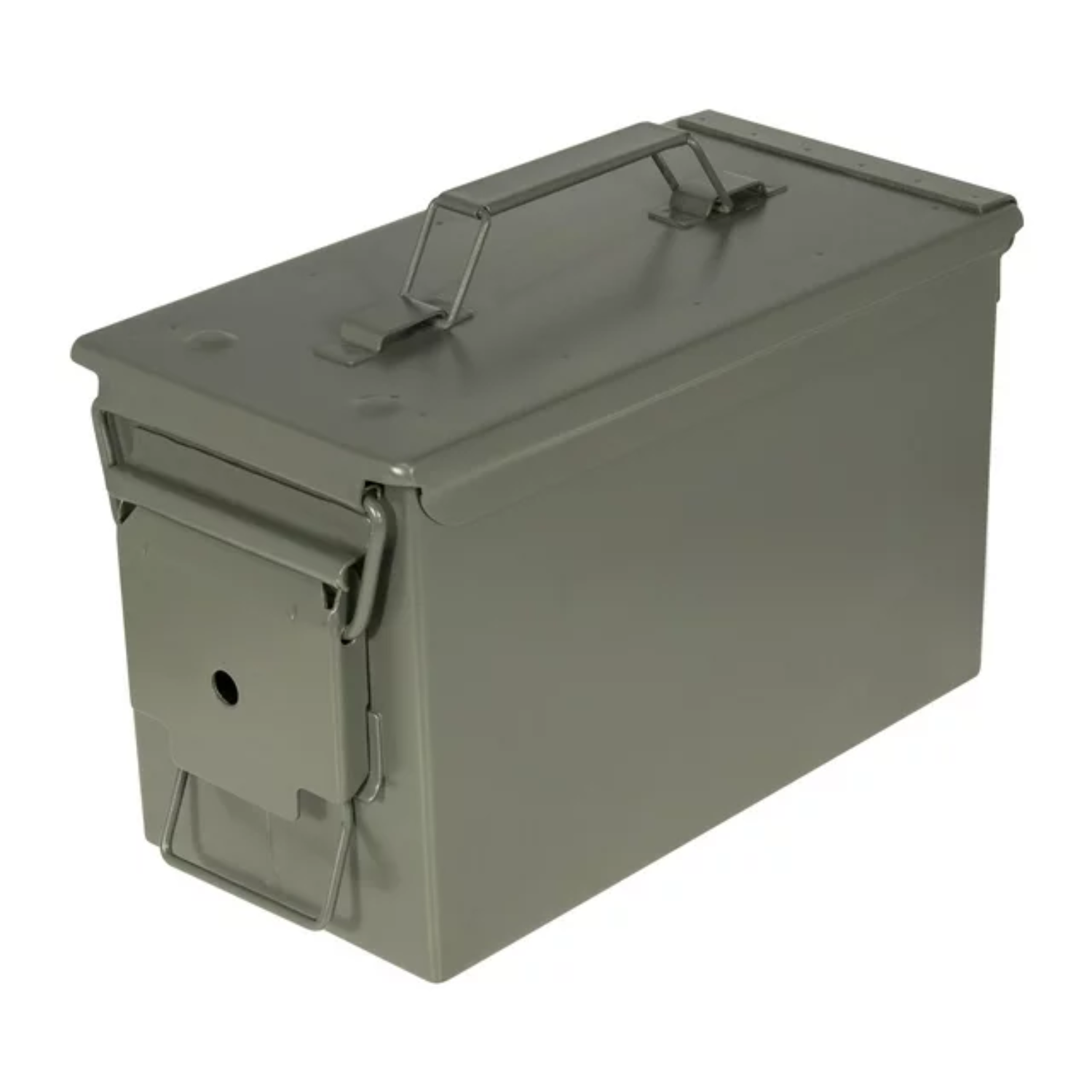 Strategy 50 Caliber Metal Ammo Storage Box 12 in x 6.125 in x 7.25 in OD Green